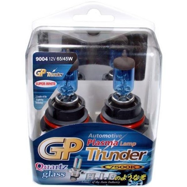 Gp-Thunder GP-Thunder SGP75K-9004 7500 K HB2 Super White Xenon Quartz Light Bulbs for Headlamp Fog Cornering Day Time Running Lights SGP75K-9004